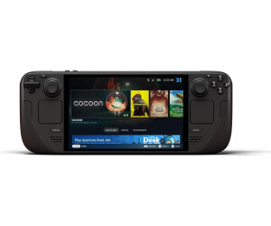 Valve Steam Deck OLED 1TB Schwarz, Handheld-Konsole mit 7,4-Zoll-HDR-OLED-Display, 16 GB RAM, AMD APU und WLAN 6E. | Zustand:: Sehr Gut | Farbe: schwarz