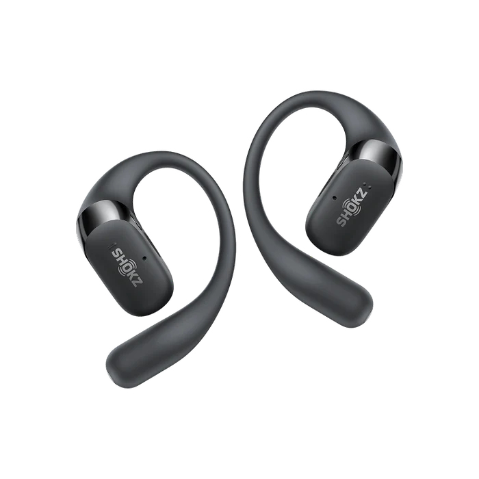 Shokz OpenFit 2+ Schwarz, Kabellose Open-Ear-Kopfhörer mit Dolby Audio, bis zu 48 Std. Akkulaufzeit und kabellosem Laden. | Zustand: Neu | Farbe: schwarz