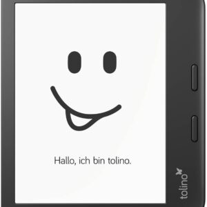 Tolino Vision 6 Schwarz, 7 Zoll E-Ink Carta 1200 Touchscreen, 16 GB Speicher, Blättertasten, WLAN, eBook-Reader | Zustand: Sehr Gut
