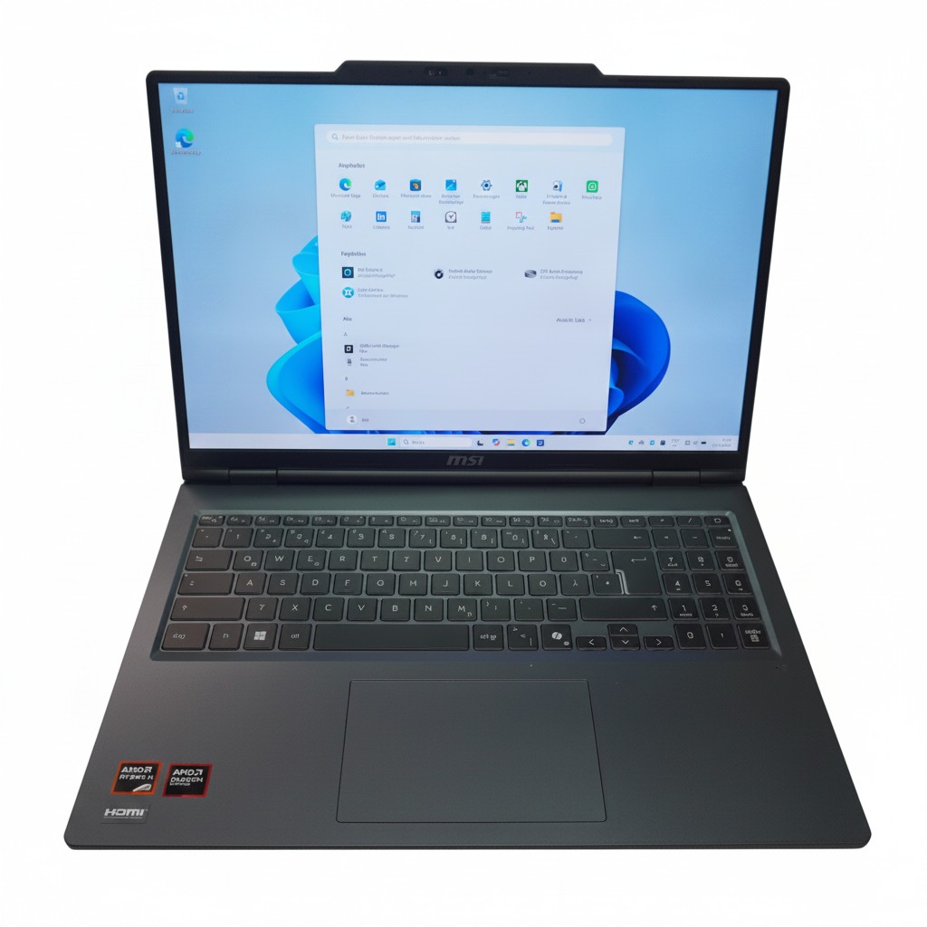MSI Venture A16 AI+ A3HMG Solid Gray, Ryzen AI 9 365, 16GB RAM, 1TB SSD, Radeon 880M, OVP, DE-Layout | Mit Rechnung von 27.07.2026 | Zustand: Wie Neu