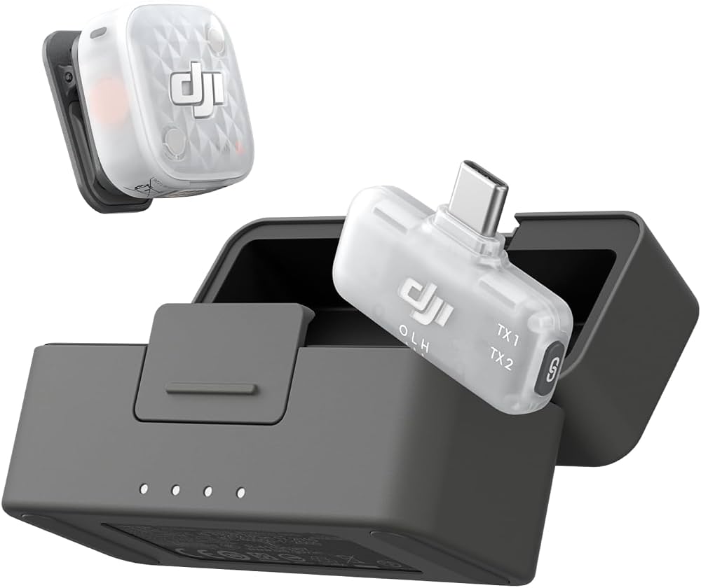 DJI Mic Mini 2S weiß, Drahtloses Mini-Mikrofon, OVP | Zustand: Sehr Gut