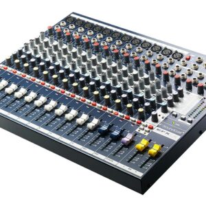 Soundcraft EFX12 Blau, 12-Kanal Analog-Mischpult mit integriertem 24-Bit Lexicon Effektprozessor und 32 Effekt-Presets | Zustand: Sehr Gut