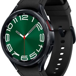 Samsung Galaxy Watch 6 Classic 43mm schwarz, Smartwatch mit Bluetooth und Ladegerät in klassischem Design mit drehbarer Lünette. | Zustand: Sehr Gut