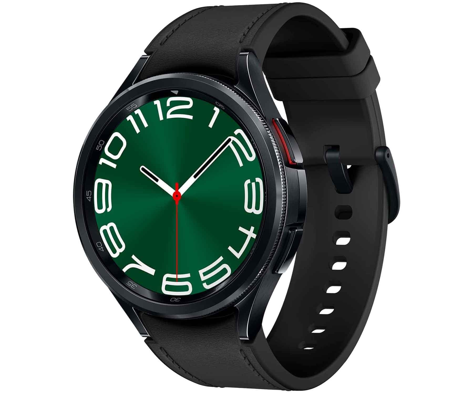 Samsung Galaxy Watch 6 Classic 43mm schwarz, Smartwatch mit Bluetooth und Ladegerät in klassischem Design mit drehbarer Lünette. | Zustand: Sehr Gut – Bild 2