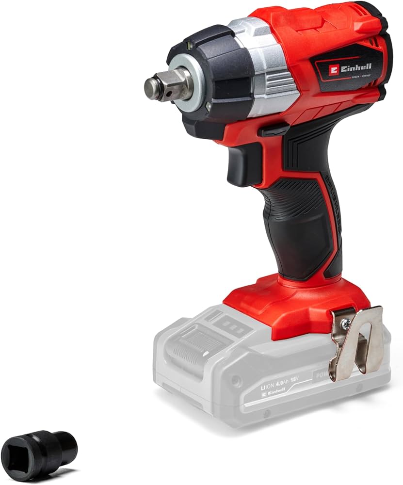 Einhell TE-CW 18 Li BL Solo rot schwarz, Akku-Schlagschrauber 18V Power X-Change bürstenlos o. Akku | Zustand: Neu