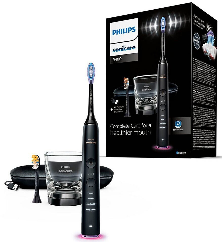 Philips Sonicare DiamondClean 9000 HX9913/18, Elektrische Schallzahnbürste, Farbe Schwarz, mit App-Anbindung, ovp | Zustand: Neu