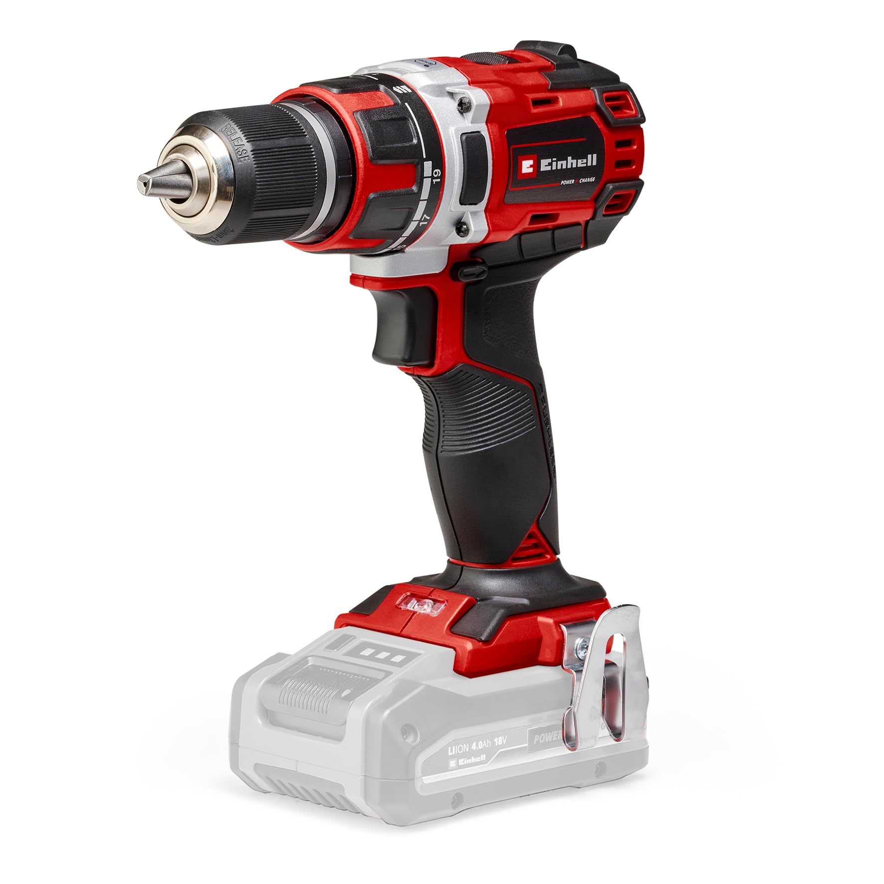 Einhell TP-CD 18/50 Li-i BL rot schwarz, Akku-Schlagbohrschrauber Solo, PurePower, Brushless, 18V, ohne Akku, OVP | Zustand: Neu – Bild 3