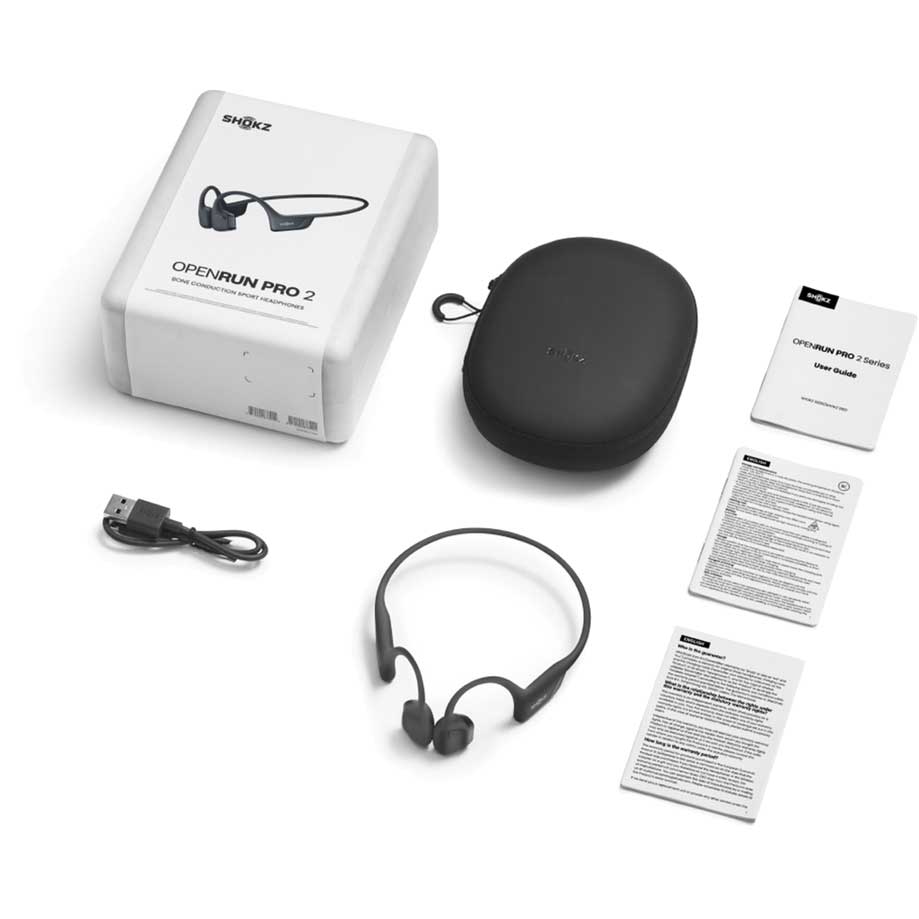 Shokz OpenRun Pro 2 Mini Schwarz, Open-Ear Sport-Kopfhörer, Knochenschall mit DualPitch-Technologie, 12 Std. Akku, IP55, OVP | Zustand: Neu – Bild 3