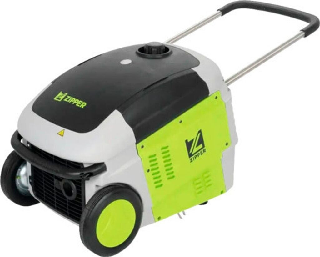 Zipper ZI-STE3000IV Grau Grün, Mobiler Inverter-Stromerzeuger mit 4-Takt-Benzinmotor, 3 kW max. Leistung, 10-L-Tank und Transporträdern | Zustand: Gut – Bild 3