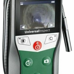 Bosch UniversalInspect grün, schwarz, Batterie-Inspektionskamera Endoskop mit 95cm Kabellänge, integriertem Speicher, LED-Licht und Tasche | Zustand: Neu