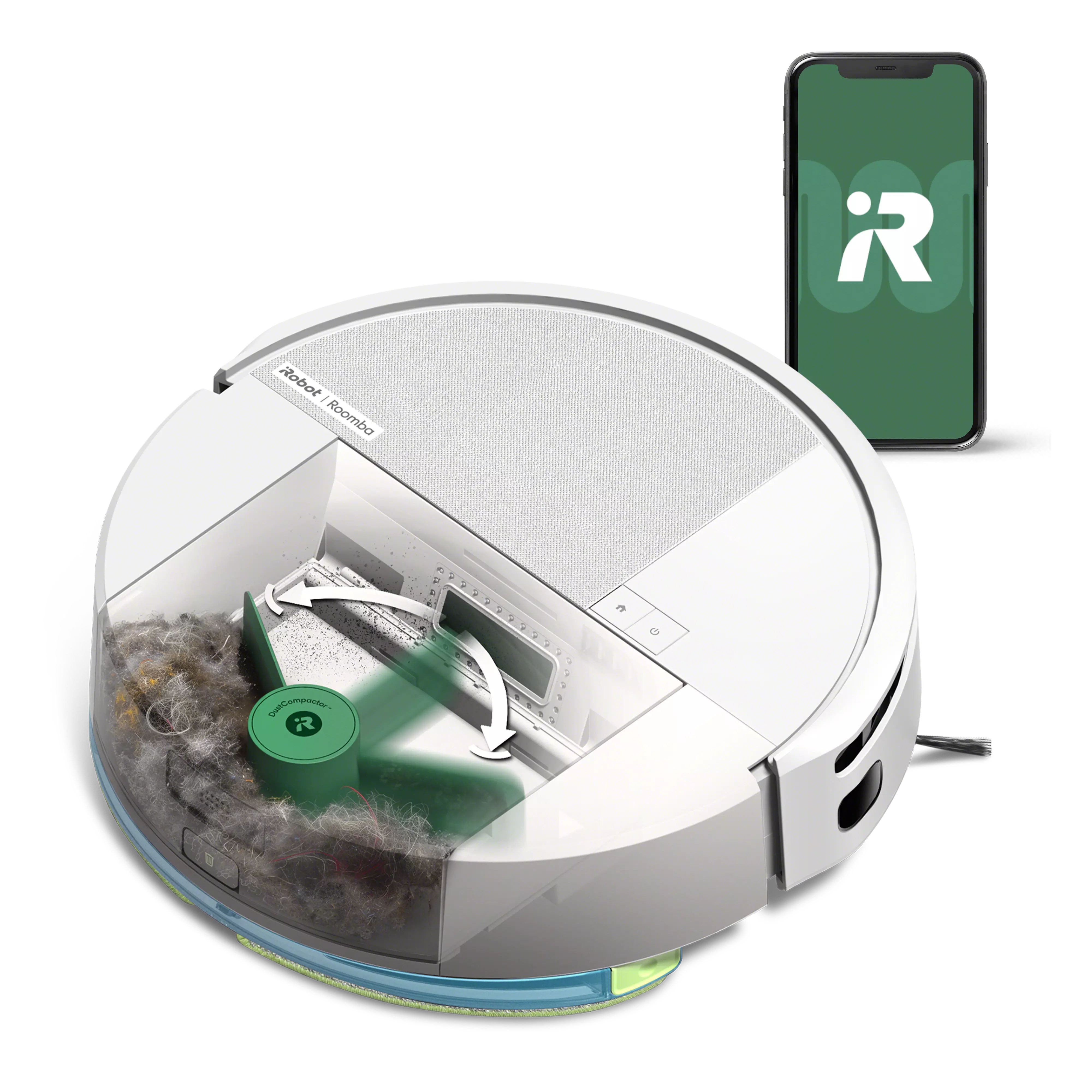 iRobot Roomba 205 Combo Weiß, Saug- und Wischroboter mit integrierter Staubverdichtung, OVP | Zustand: Neu – Bild 2