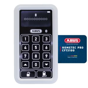 ABUS HomeTec Pro CFT3100 Weiß, Bluetooth-Tastatur, beleuchtetes Touch-Display, kabellose Montage, ovp | Zustand: Neu