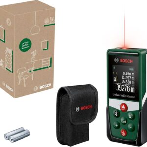 Bosch UniversalDistance 40C Schwarz Grün, Digitaler Laser-Entfernungsmesser mit Bluetooth, bis 40m Reichweite, inkl. Tasche und OVP | Zustand: Neu