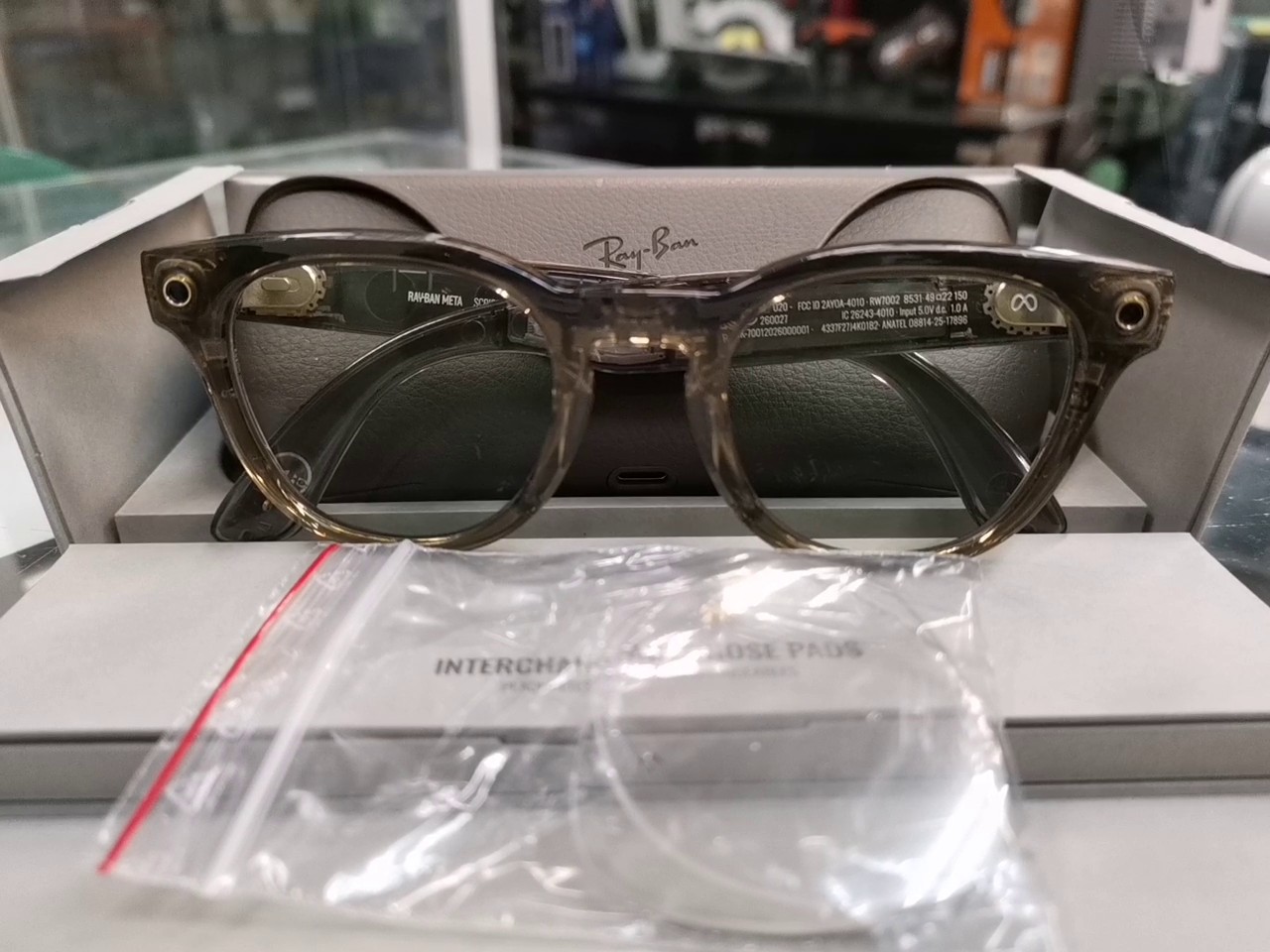 Ray-Ban Meta Scriber Optics RW7002 8531 Olive, Smart Glasses, Intelligent Brille, Kunststoff, OVP, Originalverpackung | Zustand: Neu – Bild 4