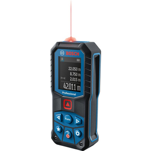 Bosch GLM 50-22 Schwarz, Robuster Laser-Entfernungsmesser mit 50 m Reichweite, IP65-Schutz und Schutztasche, ideal für den Baustelleneinsatz | Zustand: Gut
