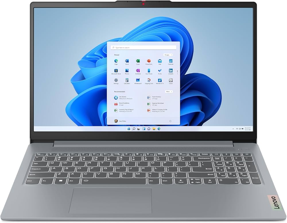 Lenovo IdeaPad Slim 3 15AMN8, 15,6 Zoll, AMD Ryzen 5 7520U, Radeon Graphics, 8 GB RAM, 512 GB SSD windows 11home | Zustand: Gut – Bild 2