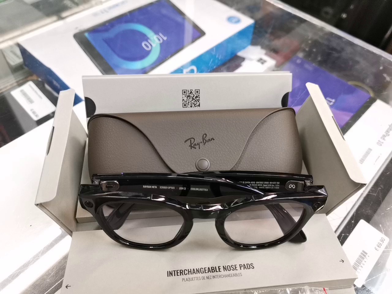 Ray-Ban Meta Scriber Optics 2000 Schwarz, Intelligente Gen 2 AI-Brille mit 12-MP-Kamera, Open-Ear-Audio, Wechsellast-Nasenpads, Neu in OVP | Zustand: Neu – Bild 3