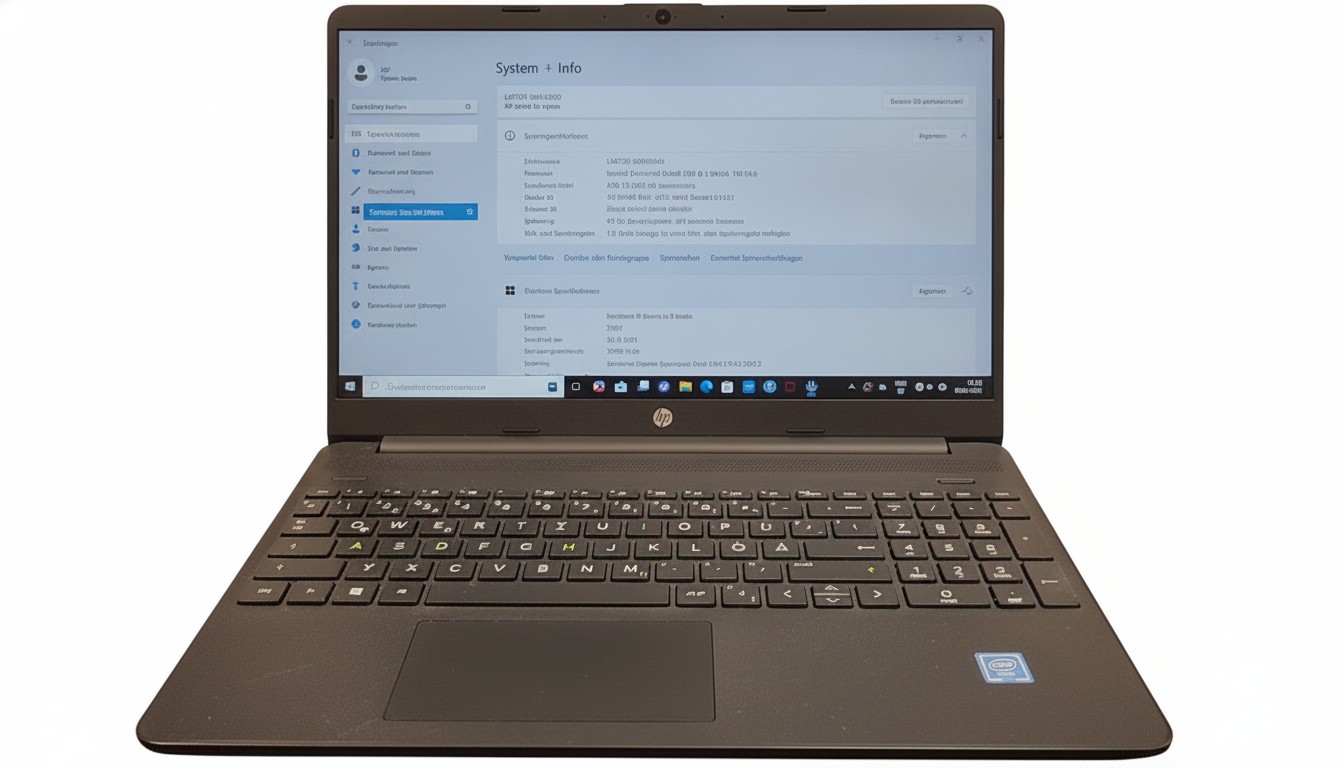 HP Laptop 15s-fq0906ng, Intel Celeron N4120, 4GB RAM, 128GB SSD, 15,6 Zoll Display | Zustand: Sehr Gut – Bild 2
