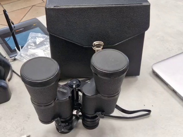Lichter Optik 7x50 Schwarz, Vintage Porro-Fernglas mit 7-facher Vergrößerung, 50 mm Objektivdurchmesser, vergüteten Linsen und Schutzhülle | Zustand: Sehr Gut – Bild 4