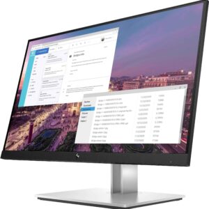 HP E23 G4 23 Zoll Full-HD IPS Monitor Schwarz/Silber, 23" IPS-Display, Full-HD (1920x1080), 60 Hz, 5 ms, ergonomisch verstellbar, | Zustand: Gut