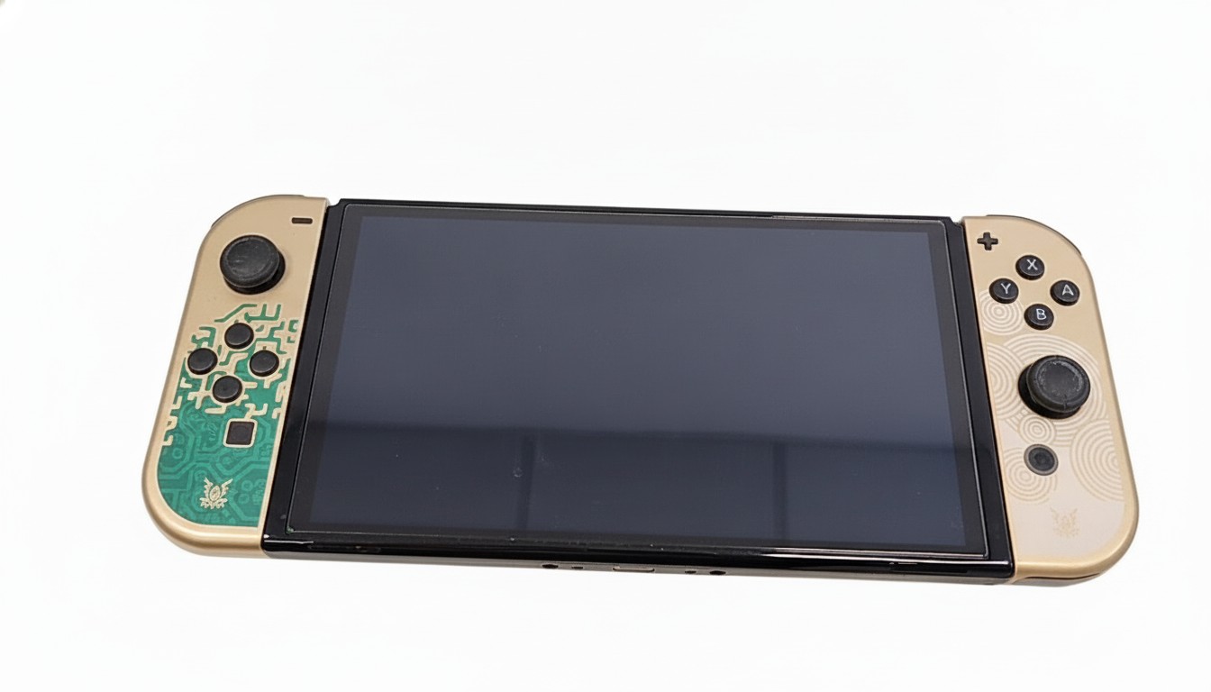 Nintendo Switch OLED, mit Zubehör | Zustand: Gut | Farbe: schwarz – Bild 2