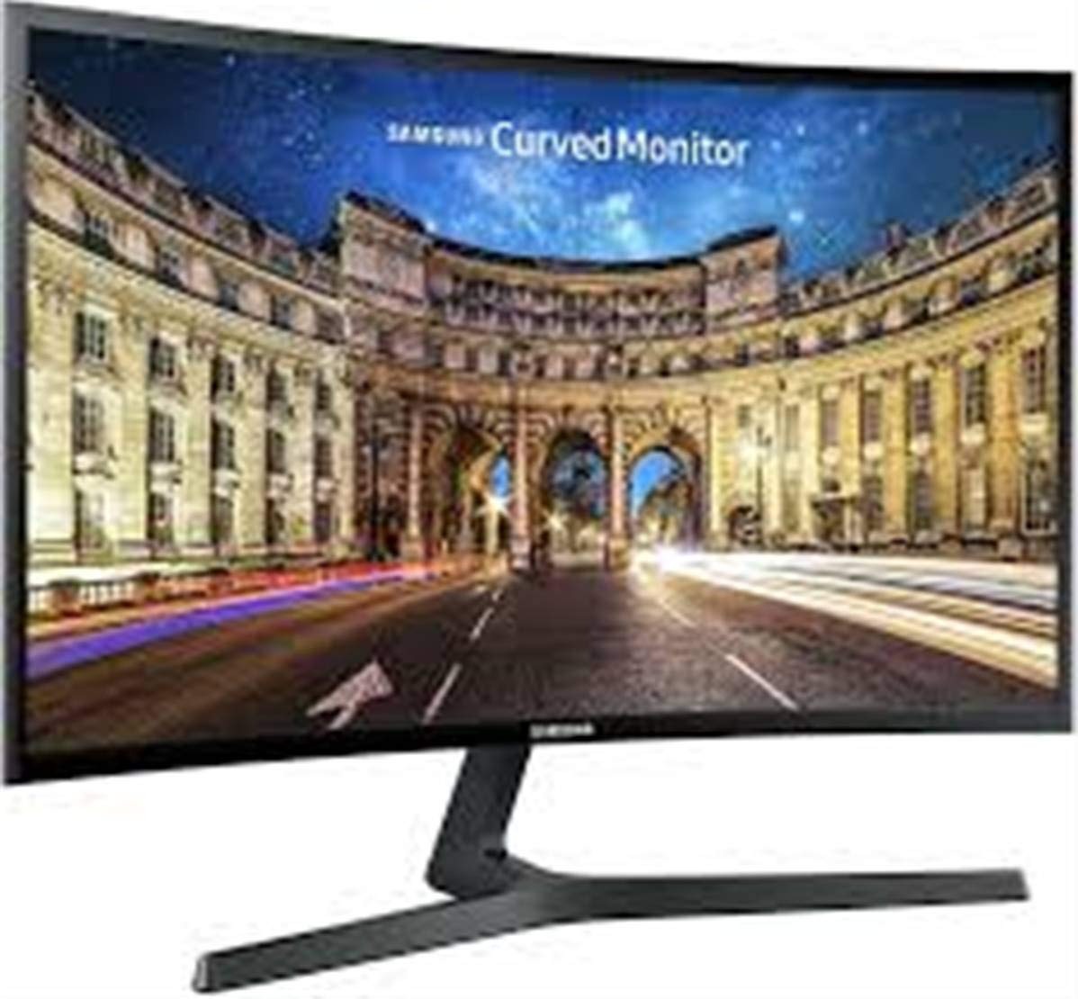 Samsung C27F398FWU monitor, 27 Zoll, Full HD (1920x1080), Curved VA-Panel, 4ms, HDMI, DisplayPort | Zustand: Gut