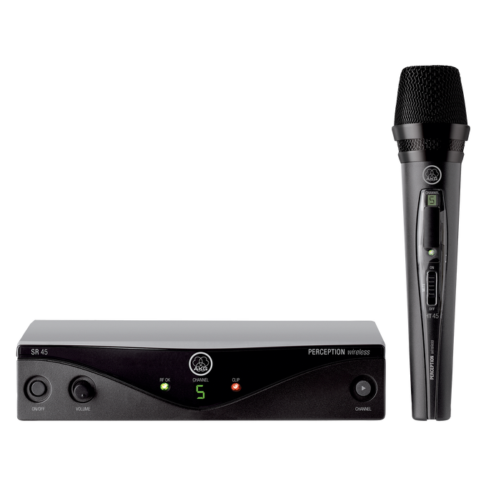 AKG Perception Wireless 45 Vocal Set * Wie Neu, UHF-Funkmikrofonsystem mit SR45 Empfänger und HT45 Handsender, anmelde- und | Zustand: Wie Neu