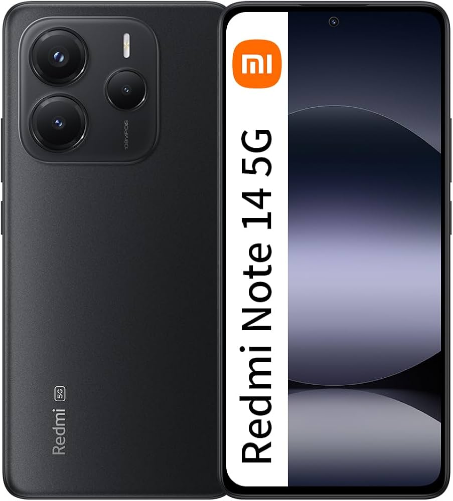 Xiaomi Redmi Note 14 5G 128GB, Smartphone, Android | SimLock: Frei | Zustand: Sehr Gut | Farbe: schwarz | Akku: Sehr Gut