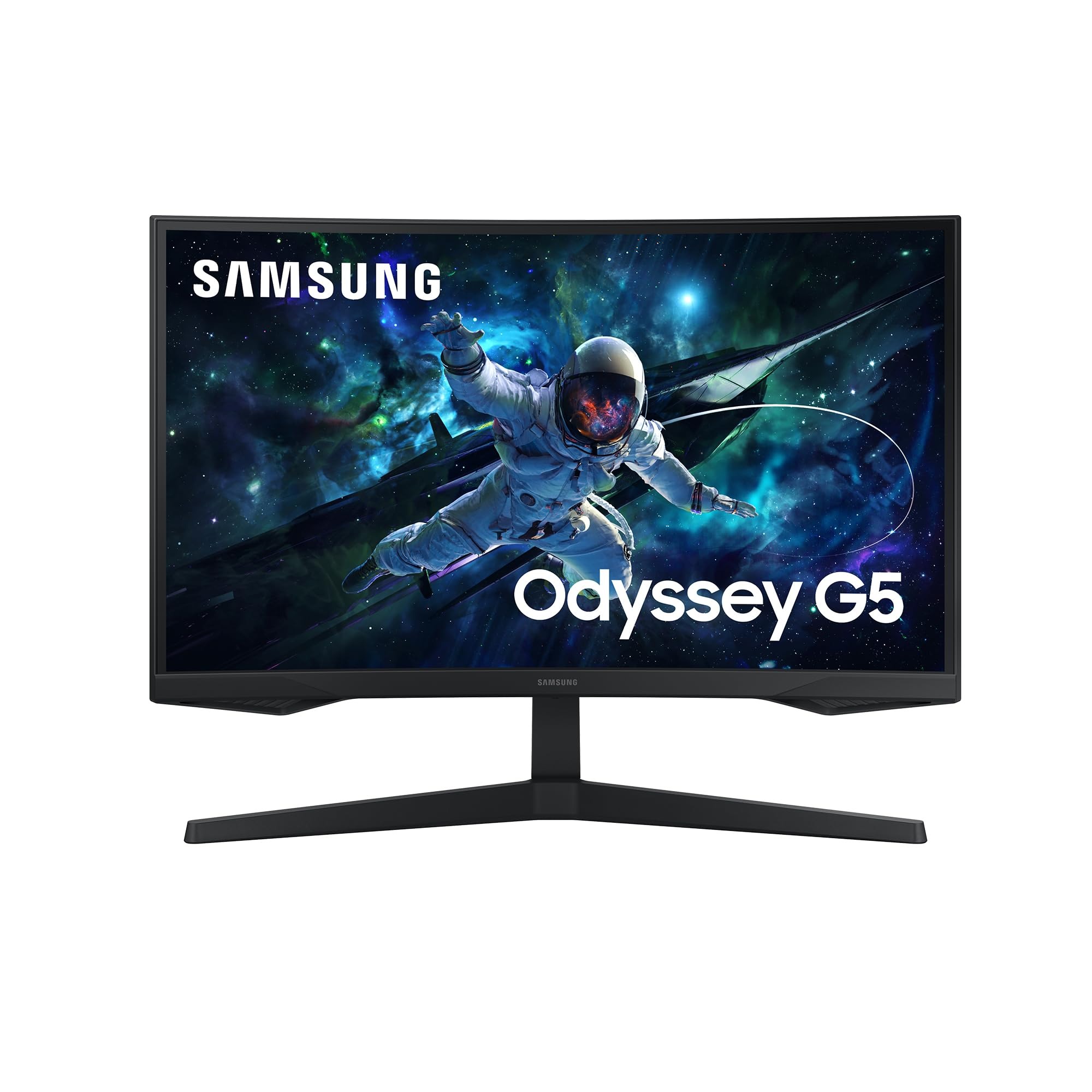 Samsung Odyssey G5 S27CG552EU 27 Zoll Schwarz, 27 Zoll, WQHD (2560x1440), VA-Panel, Curved (1000R), 165 Hz, 1 ms (MPRT) | Zustand: Gut