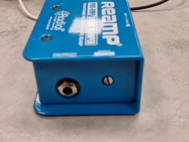 Radial ProRMP Studio Reamper blau, Passiver Reamper, trafo-isoliert, XLR- und Klinke-Anschlüsse, ideal für Studios | Zustand: Gut – Bild 3