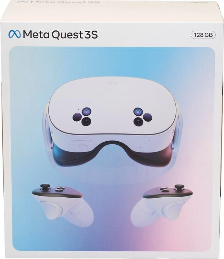 Meta Quest 3S 128GB Weiss, VR-Headset, inkl. Zubehör und Originalverpackung (OVP) | Zustand: Sehr Gut | Farbe: weiss