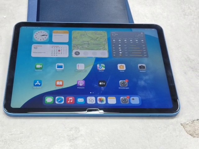 Apple iPad 10 (2022) Blau, 10,9 Zoll, 64 GB, Wi-Fi, inkl. Schutzhülle | Zustand: Sehr Gut – Bild 2