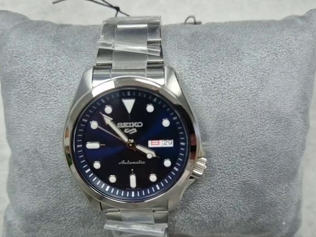 Seiko 5 Sports SRPF53K1 Automatik Blau * Neu, silber, Automatikwerk Kaliber 4R36, Edelstahlgehäuse, blaues Zifferblatt, Glasboden, 10 | Zustand: Neu | Farbe: silber