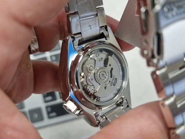 Seiko 5 Sports SRPF53K1 Automatik Blau * Neu, silber, Automatikwerk Kaliber 4R36, Edelstahlgehäuse, blaues Zifferblatt, Glasboden, 10 | Zustand: Neu | Farbe: silber – Bild 2