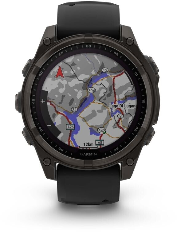 Garmin Fenix 8 Pro Solar Titan Schiefergrau * Sehr Gut, GPS-Multisport-Smartwatch mit Titanlünette, Solar-Ladelinse, hellem Display, | Zustand: Sehr Gut | Farbe: – Bild 2
