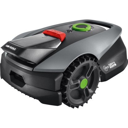 LUX-TOOLS Mähroboter Oryx 300 Vision & Garage * Neu, Für Rasenflächen bis 300 m², kabellose Installation dank optischem Sensor und | Zustand: Neu