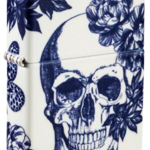 Zippo Floral Skull Design, OVP, Benzinfeuerzeug | Zustand: Sehr Gut