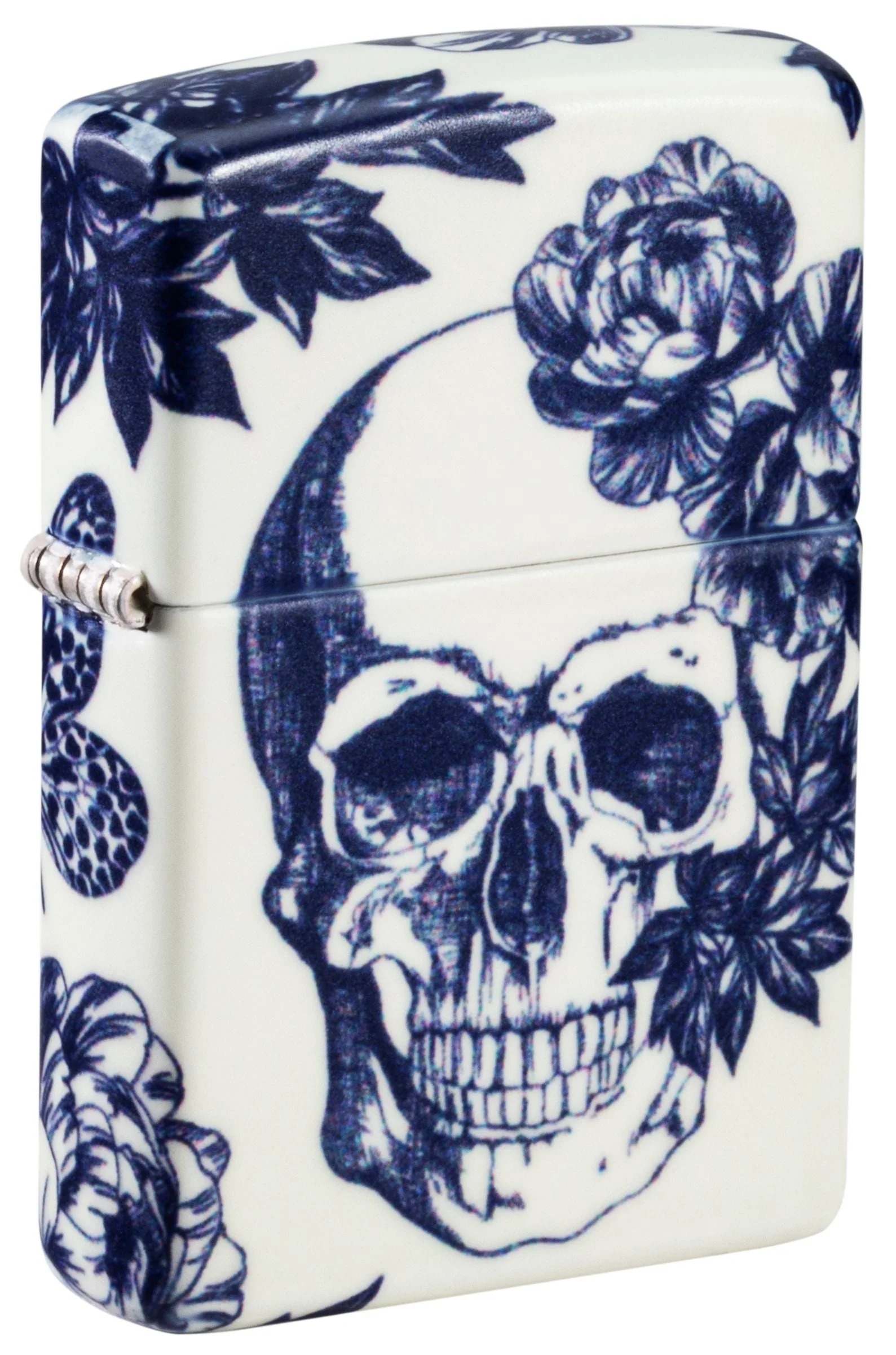 Zippo Floral Skull Design, OVP, Benzinfeuerzeug | Zustand: Sehr Gut
