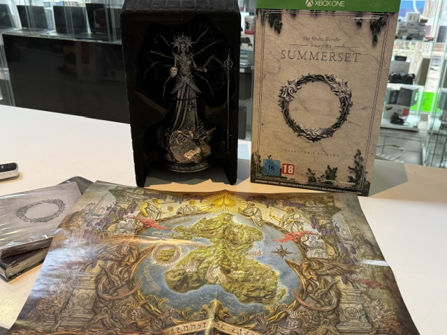 The Elder Scrolls Online Summerset Collectors Edition Mephala Figur Xbox One , Mephala-Figur, Steelbook, Journal, Karte, neu, Verpackung geöffnet | Zustand: Sehr Gut | Farbe: schwarz – Bild 3