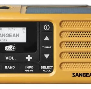 Sangean MMR-88 DAB+ Gelb, DAB+ Kurbel- und Solar-Notfallradio mit USB-C, Originalverpackung und MediaMarkt-Rechnung | Zustand: Wie Neu