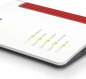 AVM FRITZ!Box 7530, weiß-rot, WLAN-Router für DSL mit Mesh, DECT-Basis und Telefonanlage, inklusive Originalverpackung und Ladegerät | Zustand: Sehr Gut