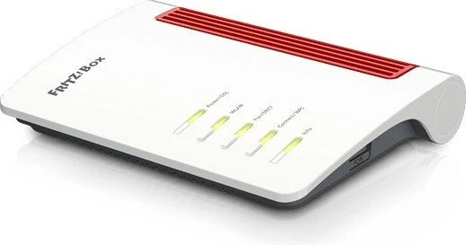 AVM FRITZ!Box 7530, weiß-rot, WLAN-Router für DSL mit Mesh, DECT-Basis und Telefonanlage, inklusive Originalverpackung und Ladegerät | Zustand: Sehr Gut