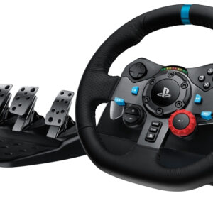 Logitech G29 Driving Force, Gaming-Lenkrad mit Pedalen, Dual-Motor Force Feedback, kompatibel mit PS5, PS4, PS3 und PC, mit Originalverpackung | Zustand: Sehr Gut