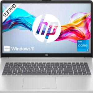 HP 17-cn3264ng Silber, core i5-1334u, 8gb ram, 512gb ssd, intel iris xe graphics, 1 ladezyklus, mit originale ladegerät, ohne verpackung   | Zustand: Wie Neu