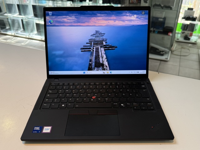 Lenovo ThinkPad T14 Gen 5 Schwarz , Intel Core Ultra 7 155U, 16GB RAM, 512GB SSD, Windows 11 Pro, Originales Ladegerät, Garantie bis November 2027, 21 Ladezyklen | Zustand: Sehr Gut – Bild 2