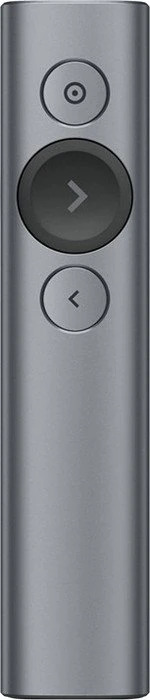 Logitech Spotlight Grau, Kabelloser Presenter, USB-A und Bluetooth, digitaler Zeigefunktion, 30 m Reichweite und Timer | Zustand: Sehr Gut