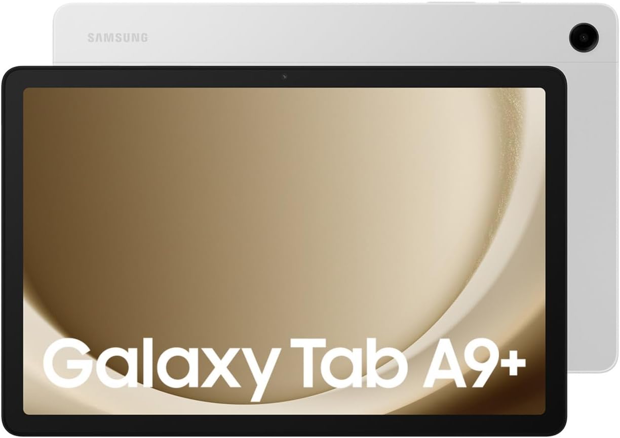Samsung Galaxy Tab A9+ 5G Silber, 64GB, ohne Verpackung, leichte Kratzer auf dem Display | Zustand: In Ordnung