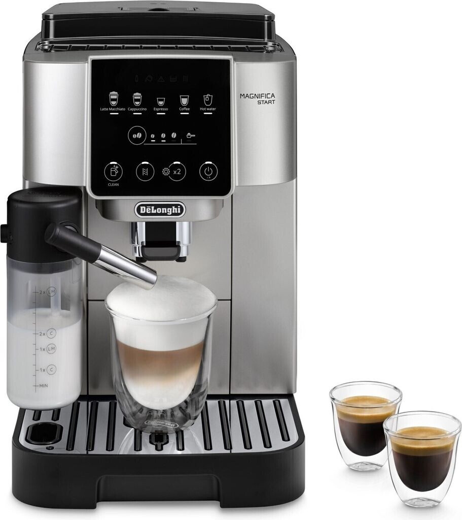 DeLonghi ECAM 220.80.SB Magnifica Start Silber, Kaffeevollautomat mit 15 bar, integriertem LatteCrema Milchsystem und intuitivem Touch-Bedienfeld. | Zustand: Neu