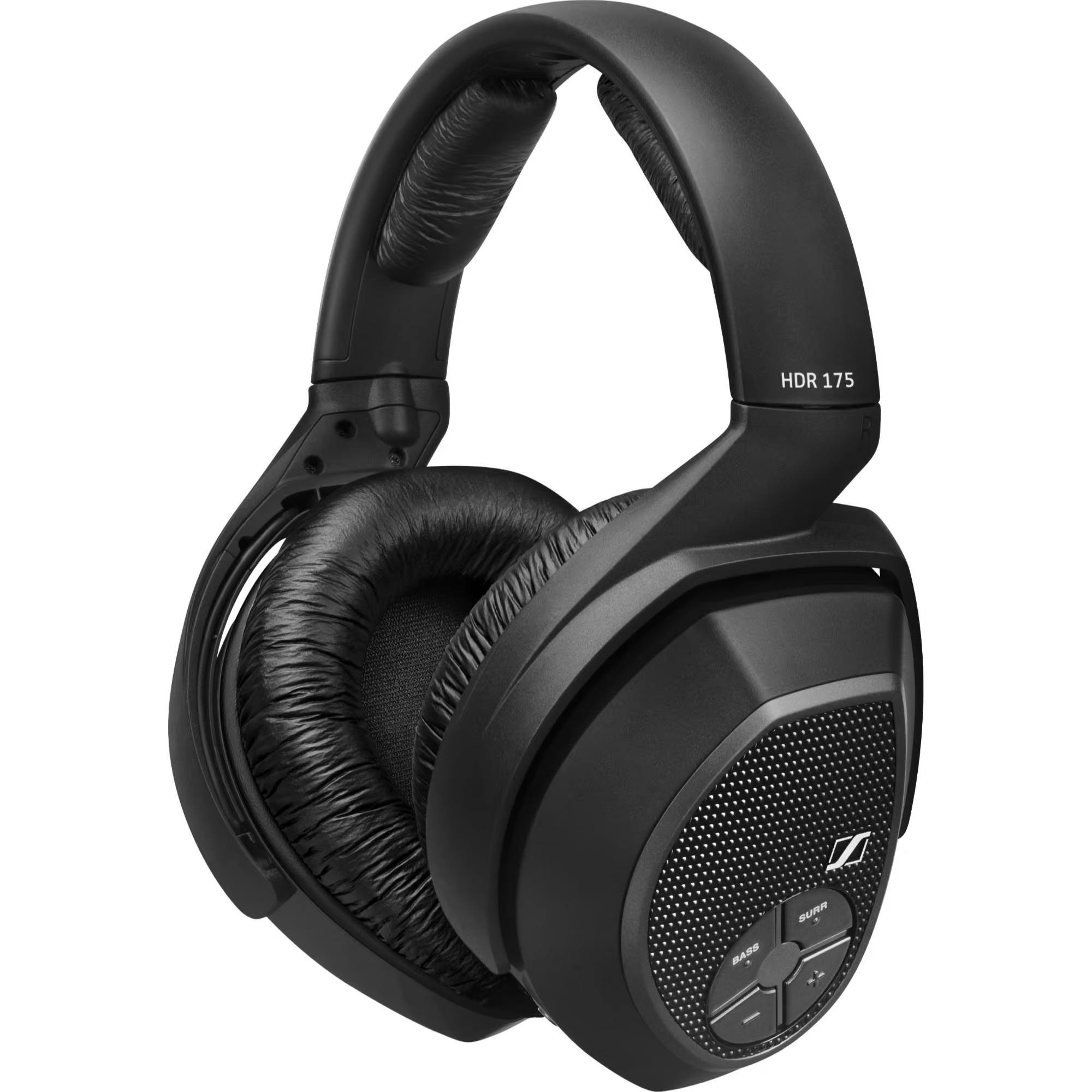 Sennheiser RS 175 Schwarz, Digitaler Funkkopfhörer, kabellos, Over-Ear, mit Sendestation und Bass-Boost-Modus | Zustand: Gut – Bild 2