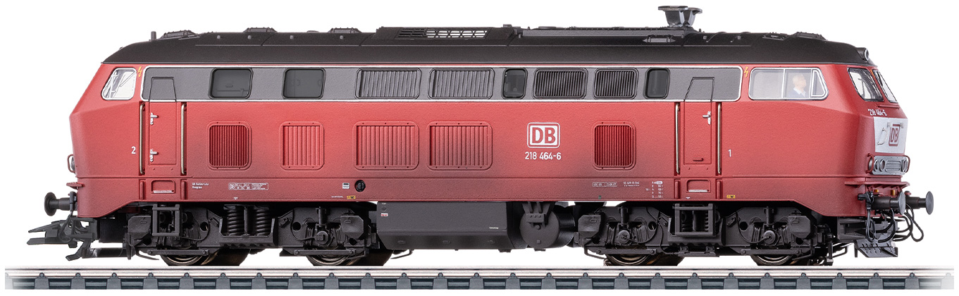 Märklin BR 218 DB AG 2025 Orientrot, Spur H0, mfx+ Sound, gealtert, Art. 39217 | Zustand: Neu – Bild 2